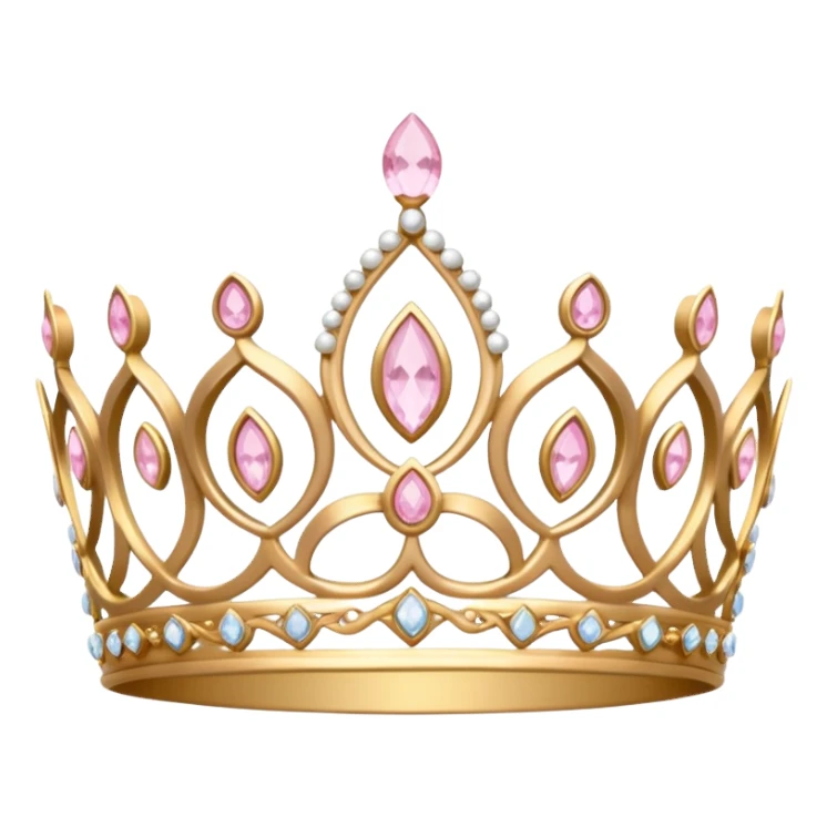 light pink tiara sticker