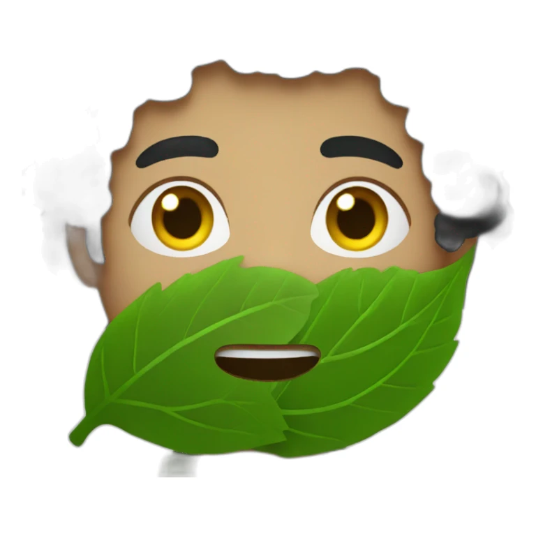 dark leafy green sticker