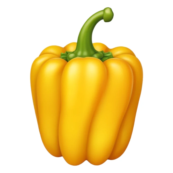 Cartoon Yellow pepper  sticker