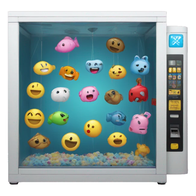 claw machine sticker