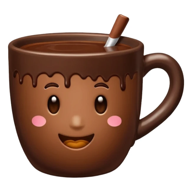 Taza de chocolate caliente sticker