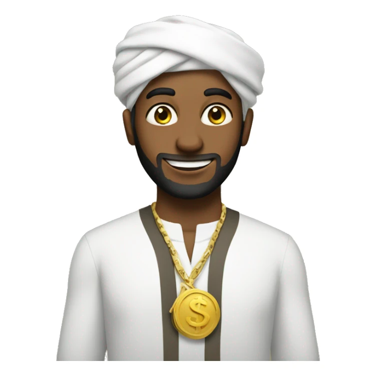 Habibi with money sticker