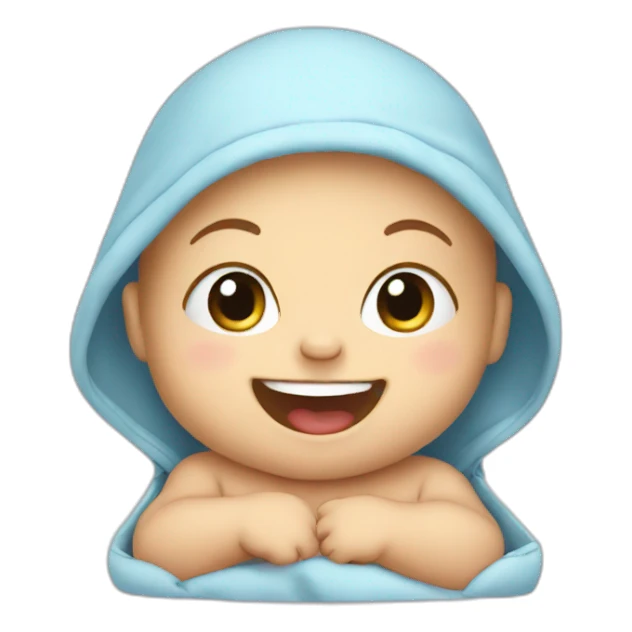 Happy baby sticker