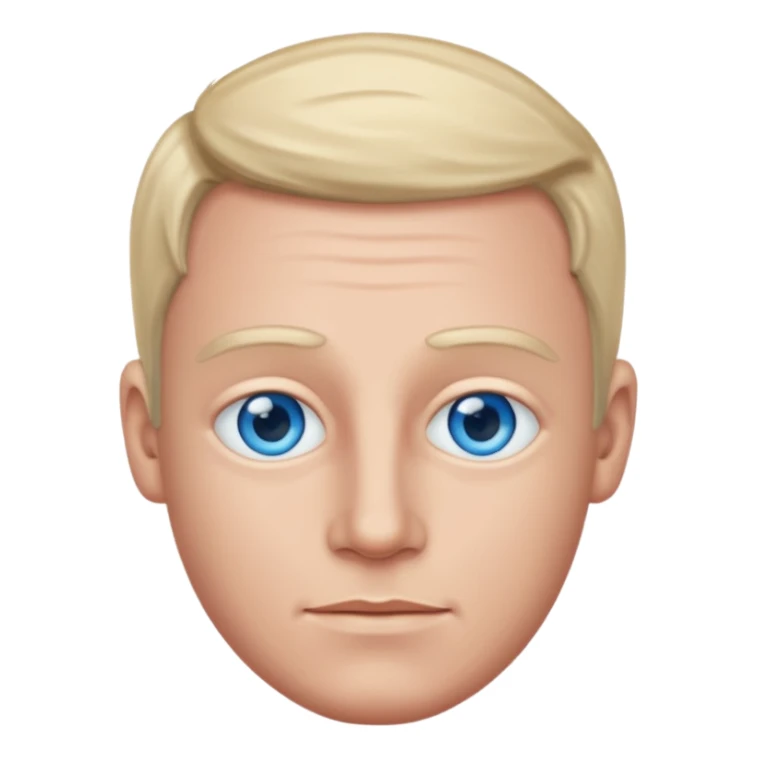 John Handy with blue eyes sticker