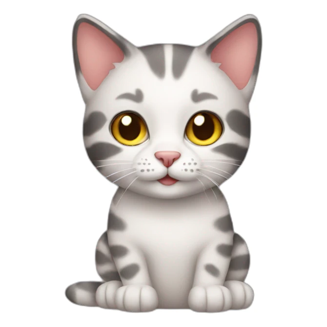 Mini cat sticker