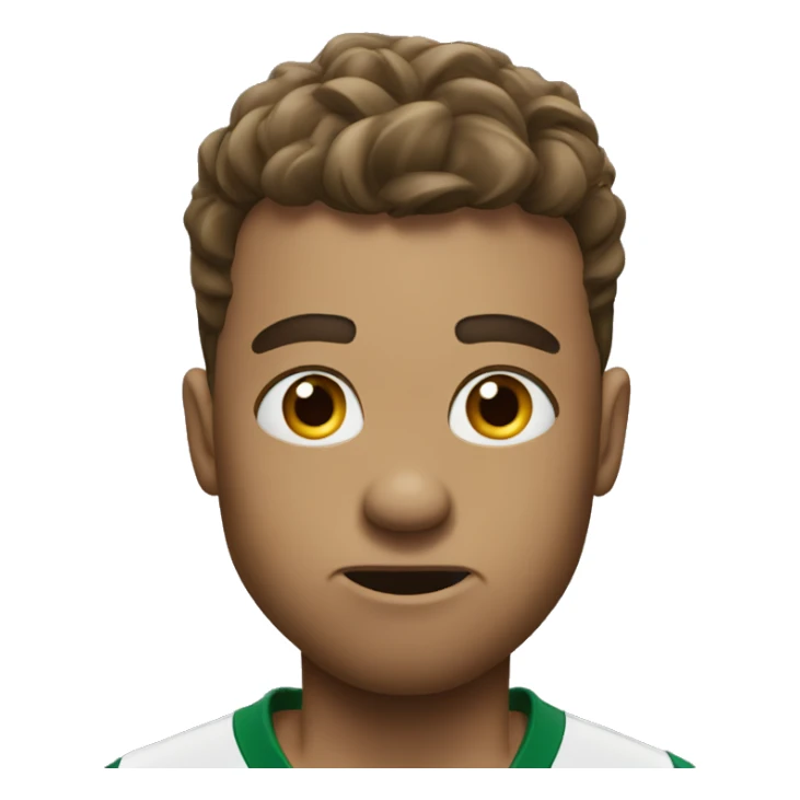 confused sports player sticker