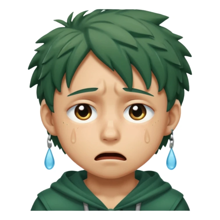 Deku qui pleure sticker