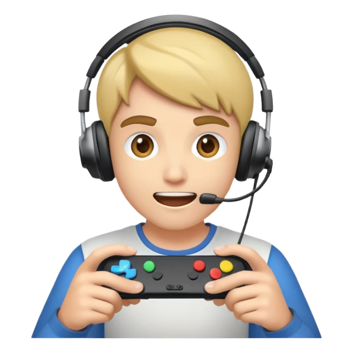 Emoji live about games sticker