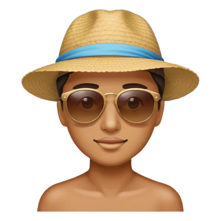 Beach related sticker