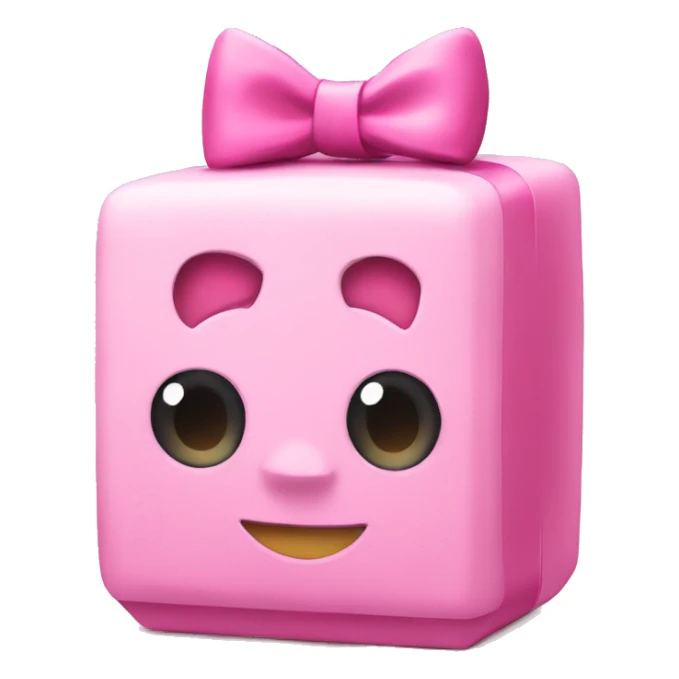 toy machine pink with bow sticker