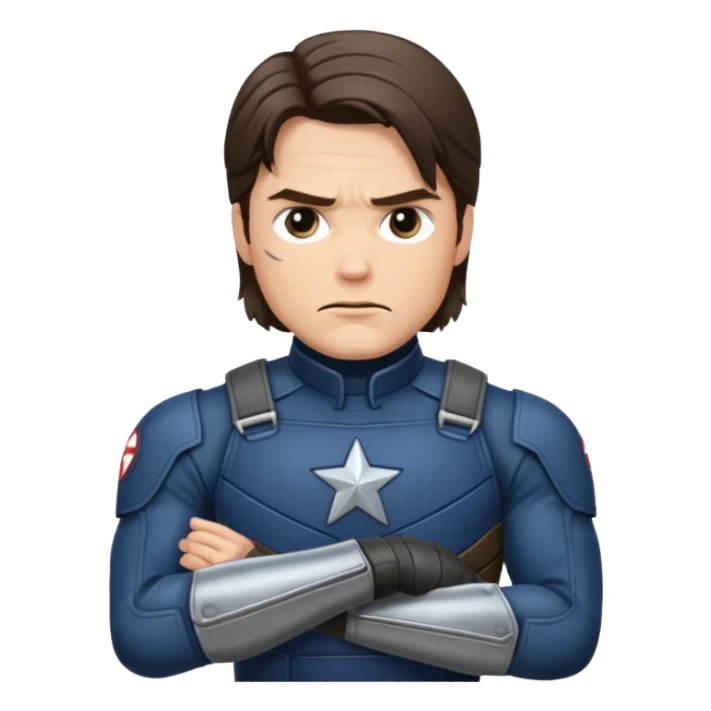 Winter soldier (Marvel) sticker