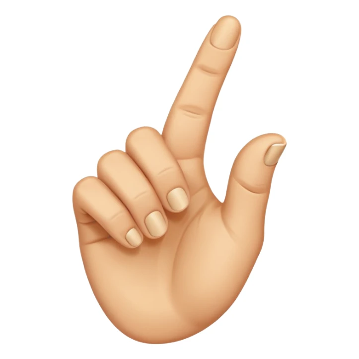 Finger gun hand pointing at you sticker