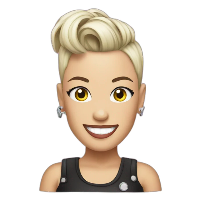 P!nk do à rock sign sticker