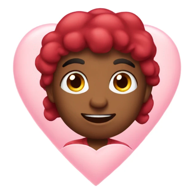 Valentine card sticker