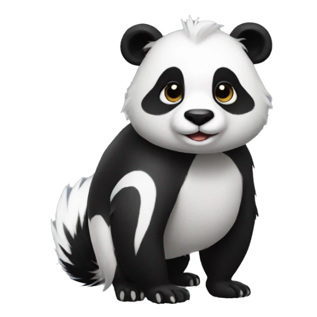 panda-skunk-hybrid full body sticker