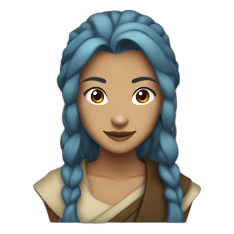 katara from avatar the last airbender sticker