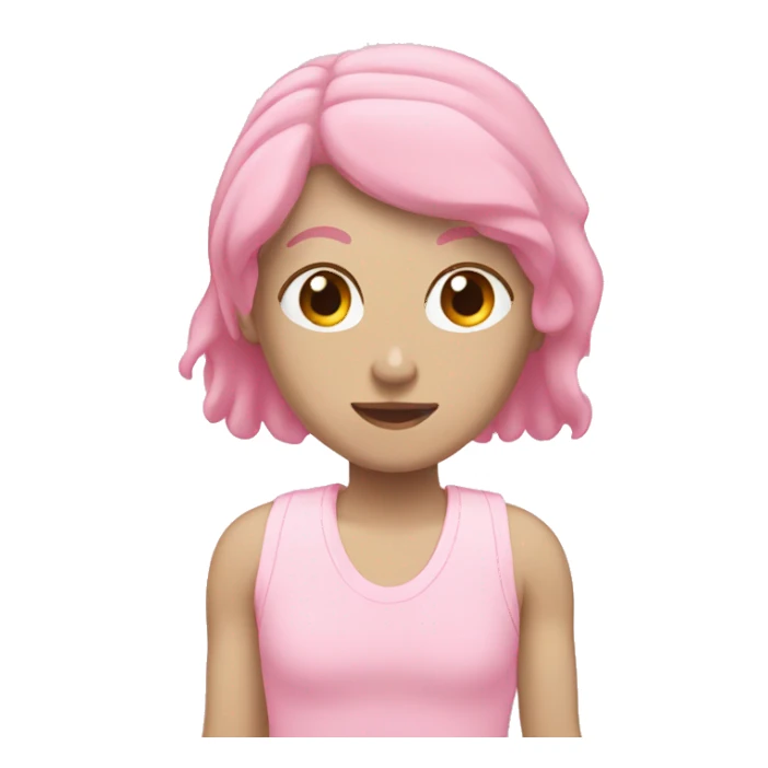 light pink gym sticker