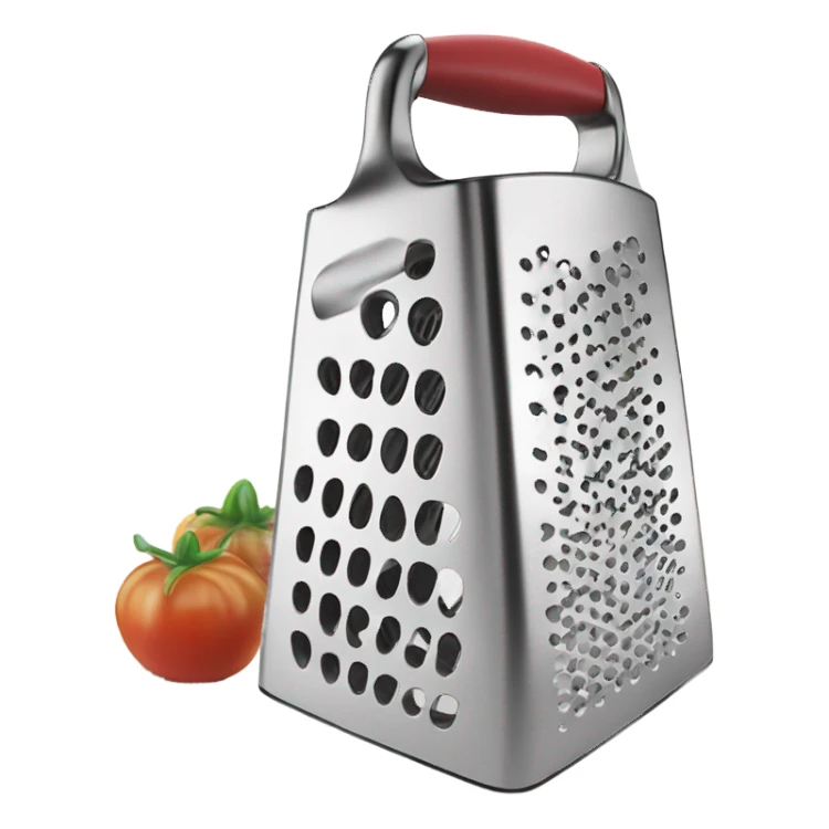 Cheese grater sticker