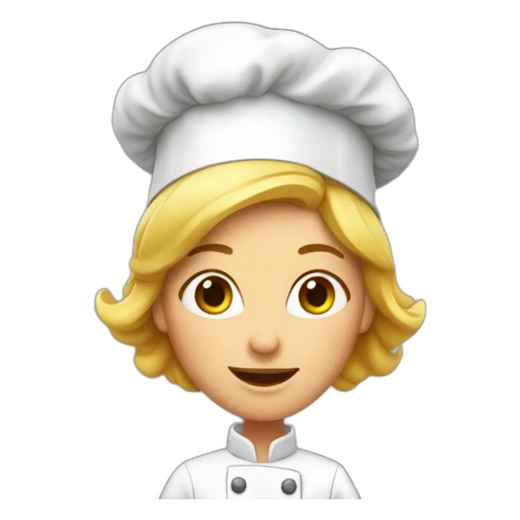 chef lady sticker