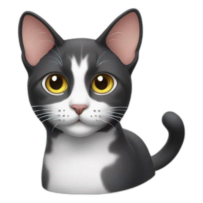 A Vulcan cat sticker