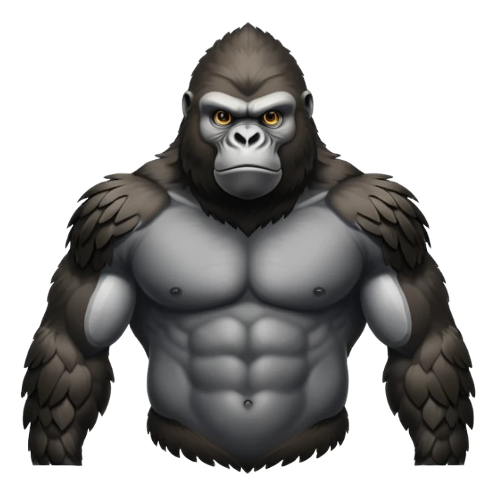 Eagle merged with gorilla sticker