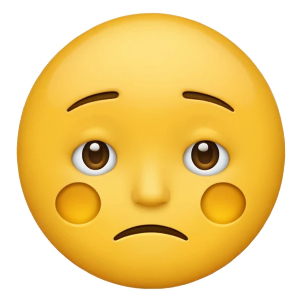 Tired emoji classic face sticker