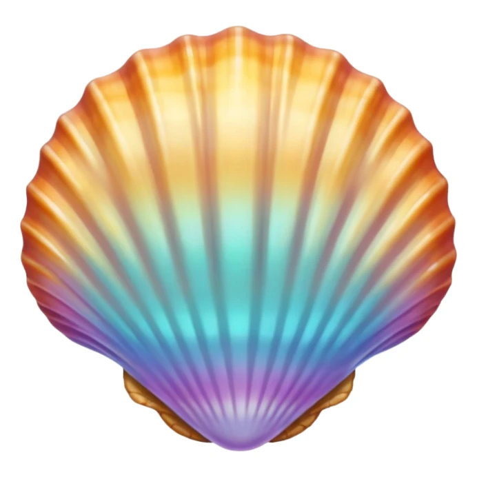 pretty shell sticker