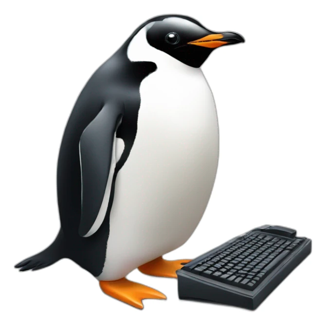 penguin-with-a-computer sticker