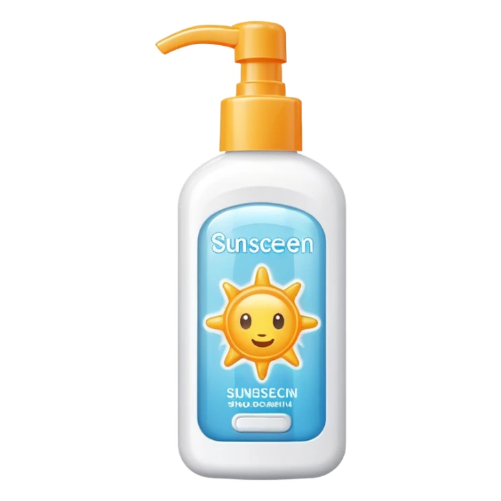 sunscreen without brand sticker