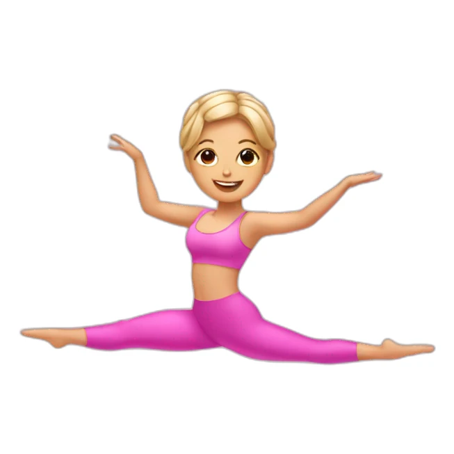 pink pilates princess sticker