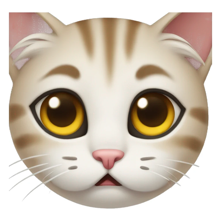  A cat upset sticker