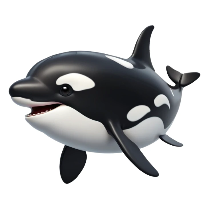 cinematic-comical-orca-portrait-emoji,-head-tilted-dramatically-with-an-exaggeratedly-shocked-expression,-featuring-a-sleek-black-and-white-body-with-wide,-comically-expressive-eyes-full-of-playful-disbelief-and-animated-flippers,-simple sticker