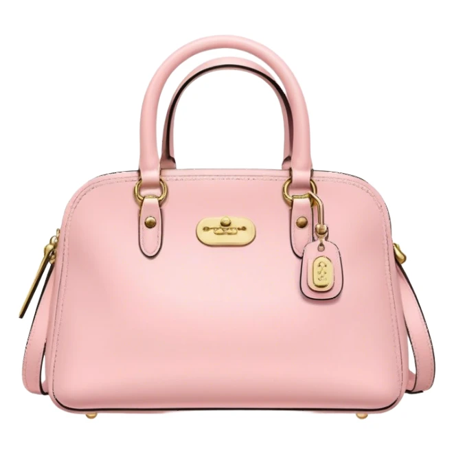 pastel pink coach purse sticker