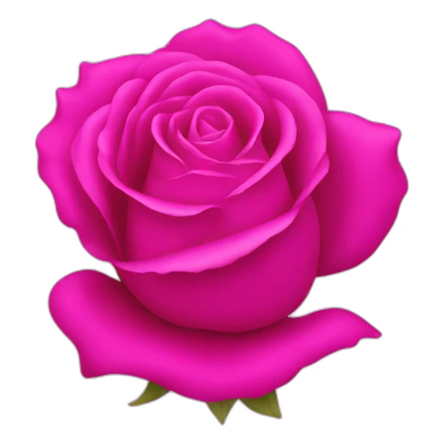 iPhone rose fuchsia sticker