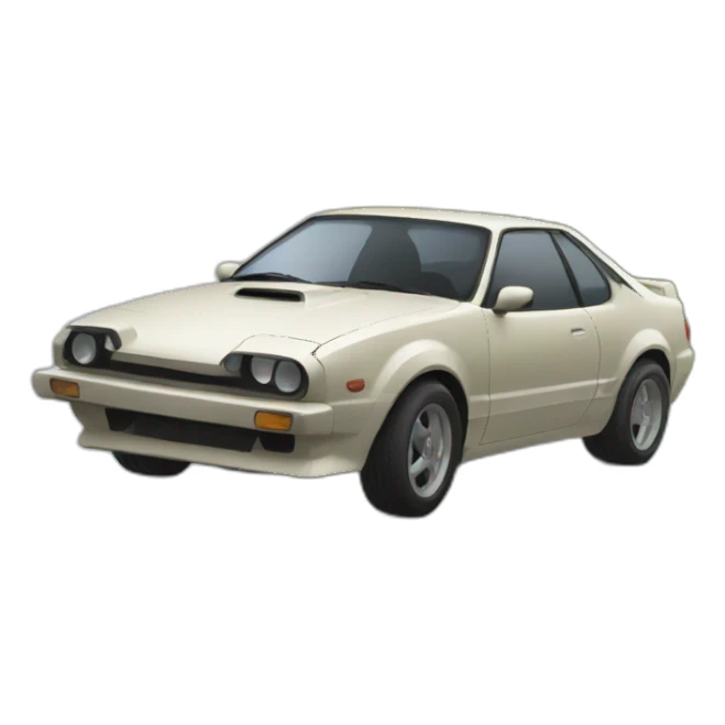 Japanese car drifting sticker