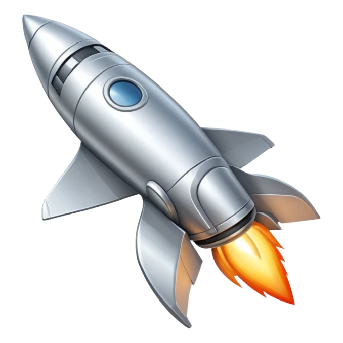 rocket ship sticker