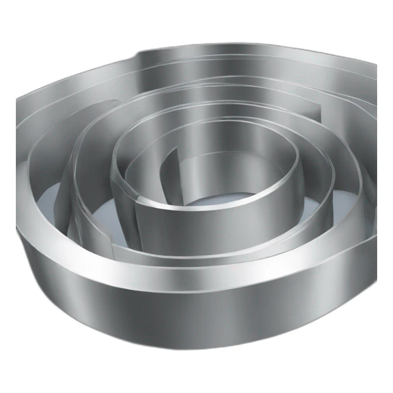 Stainless steel coils sticker