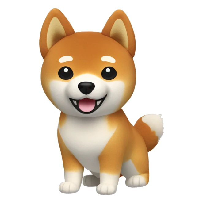 Shiba Inu plushie sticker