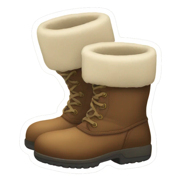 Cozy boots sticker