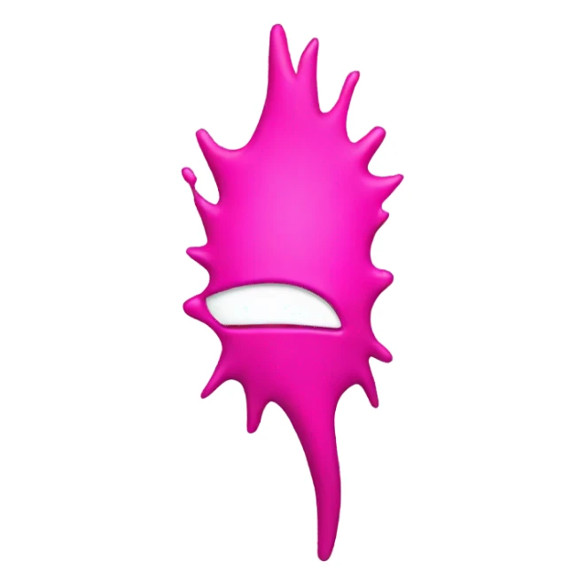 Hot pink bang emoji sticker
