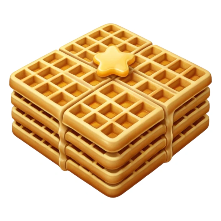 waffle fry sticker