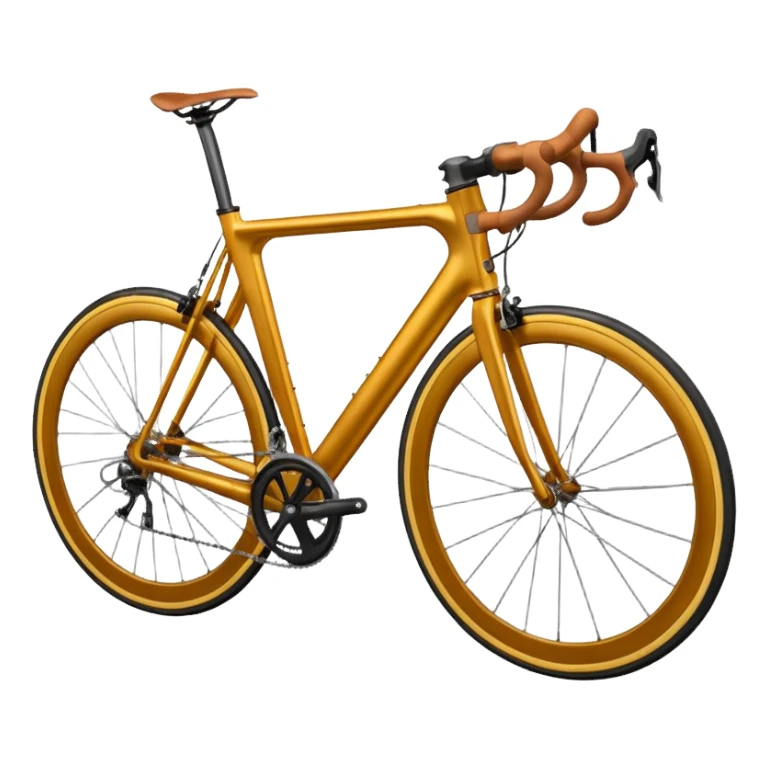 ochre colored road bike sticker