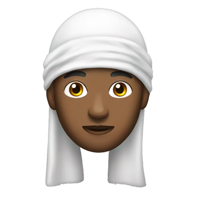 Durag with a cap sticker