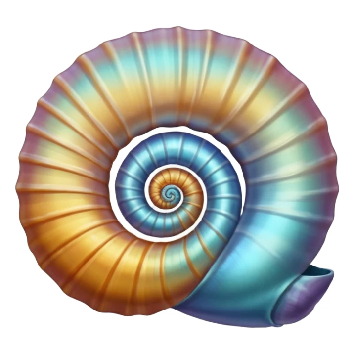 Sea shell sticker