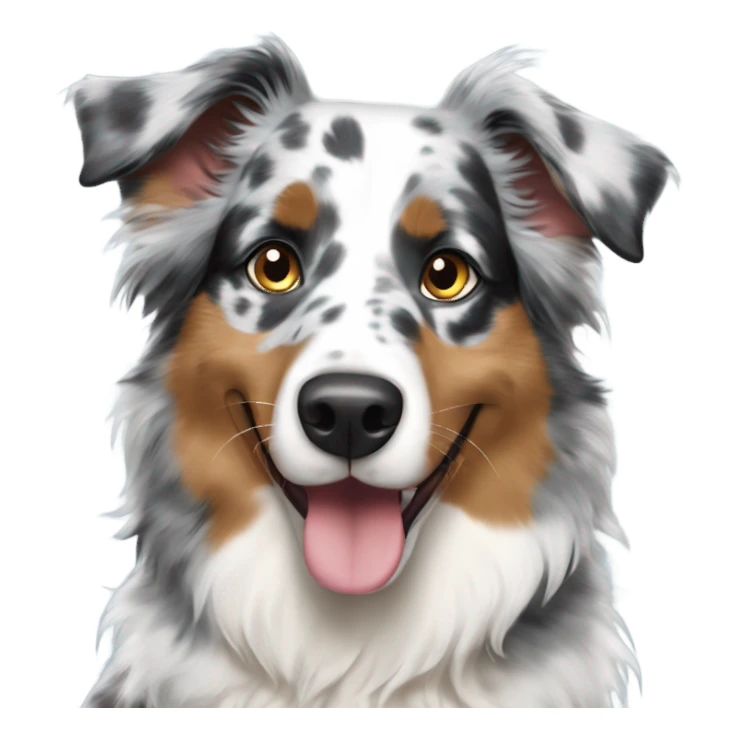 Blue Merle Australian shepherd  sticker