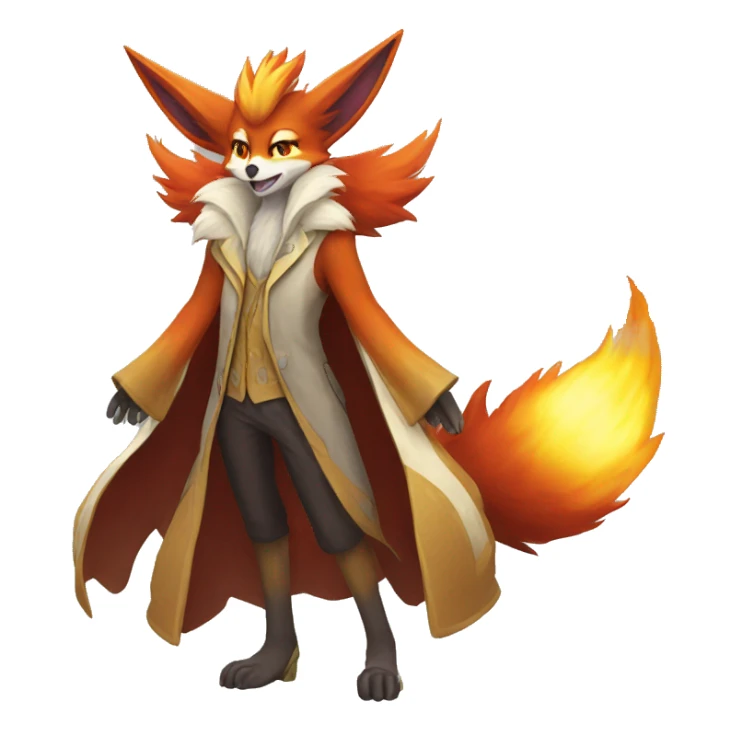  Delphox Full body sticker