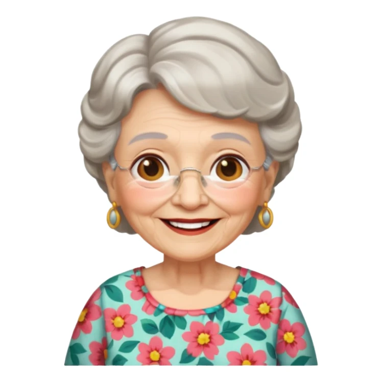 Imoji grandma sticker