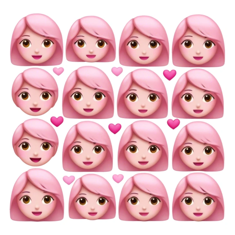 Really Cousy emojis and girly  sticker