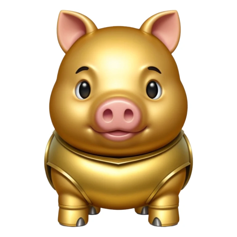 armored piggy sticker