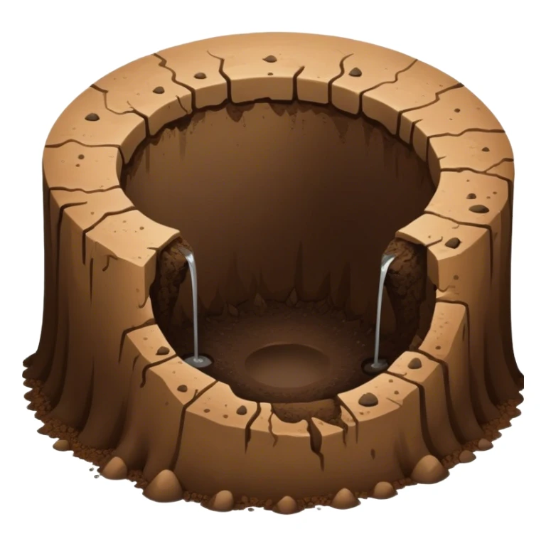  hole in the ground  sticker